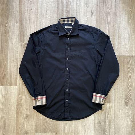 women's burberry button up shirt|burberry button up shirt men.